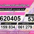 ตรวจ ลอตเตอรี่ 16 กรกฎาคม 2565
